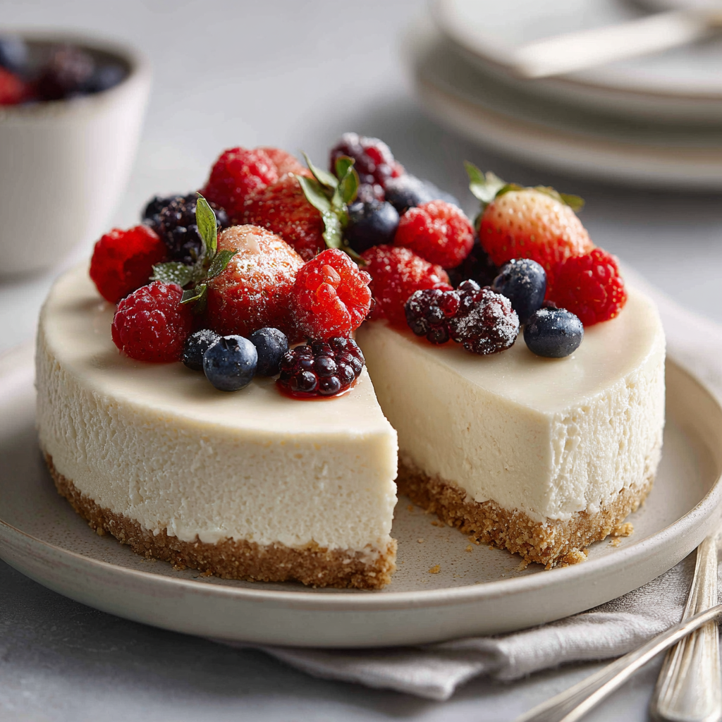 No-Bake Cheesecake Recipe 2 No-Bake Cheesecake Recipe - Recipe Image