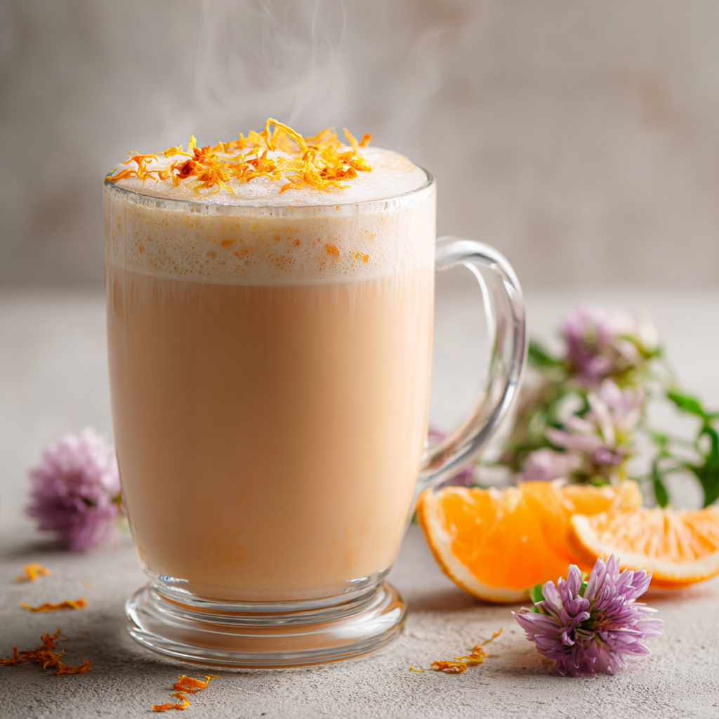Orange Blossom Milk Tea Recipe - Recipe Image