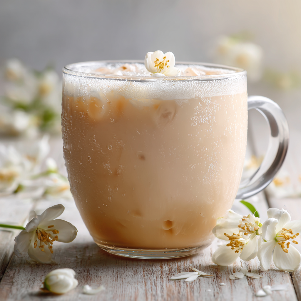 Jasmine Vanilla Milk Tea Recipe - Recipe Image