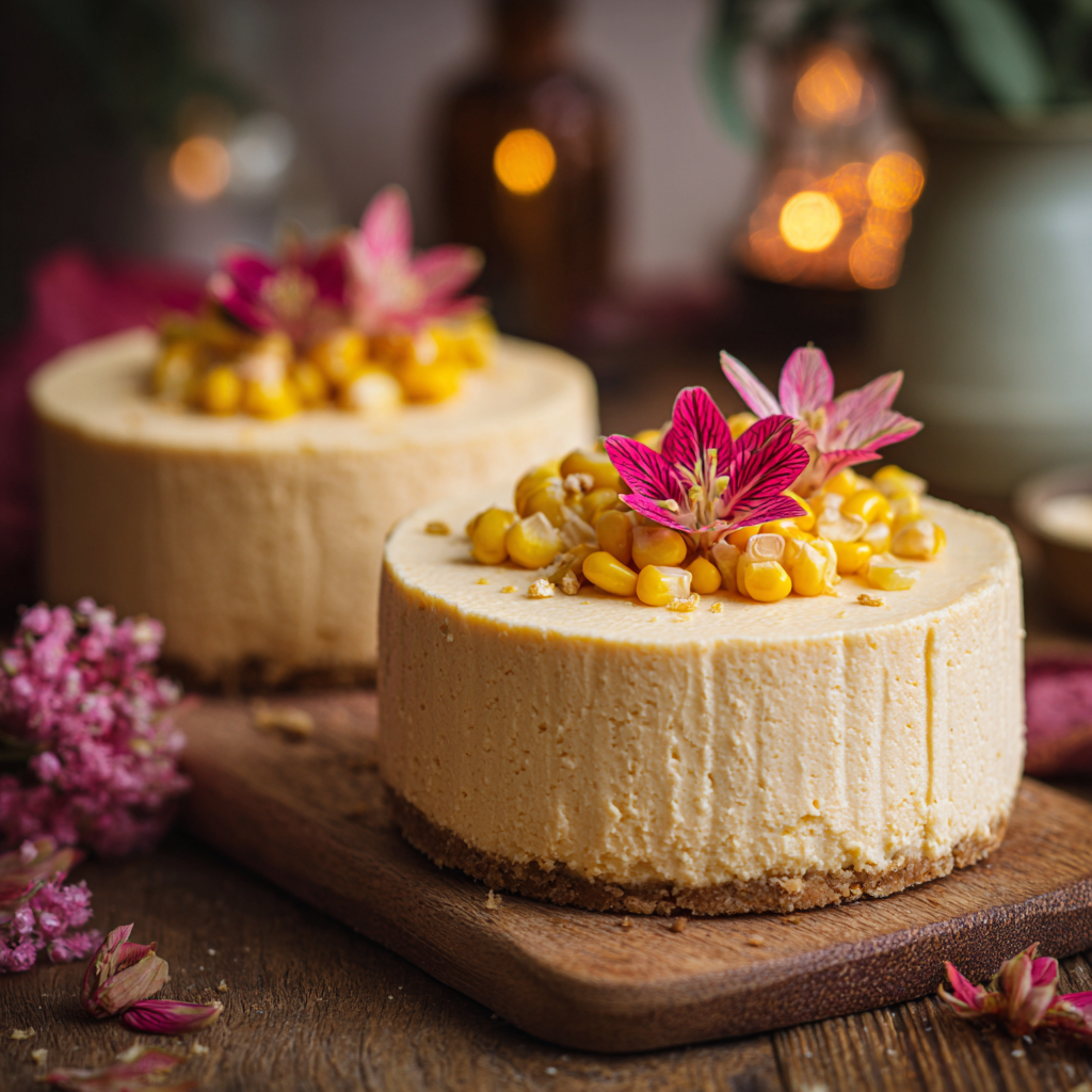 Corn Cheesecake Recipe 2 Corn Cheesecake Recipe - Recipe Image