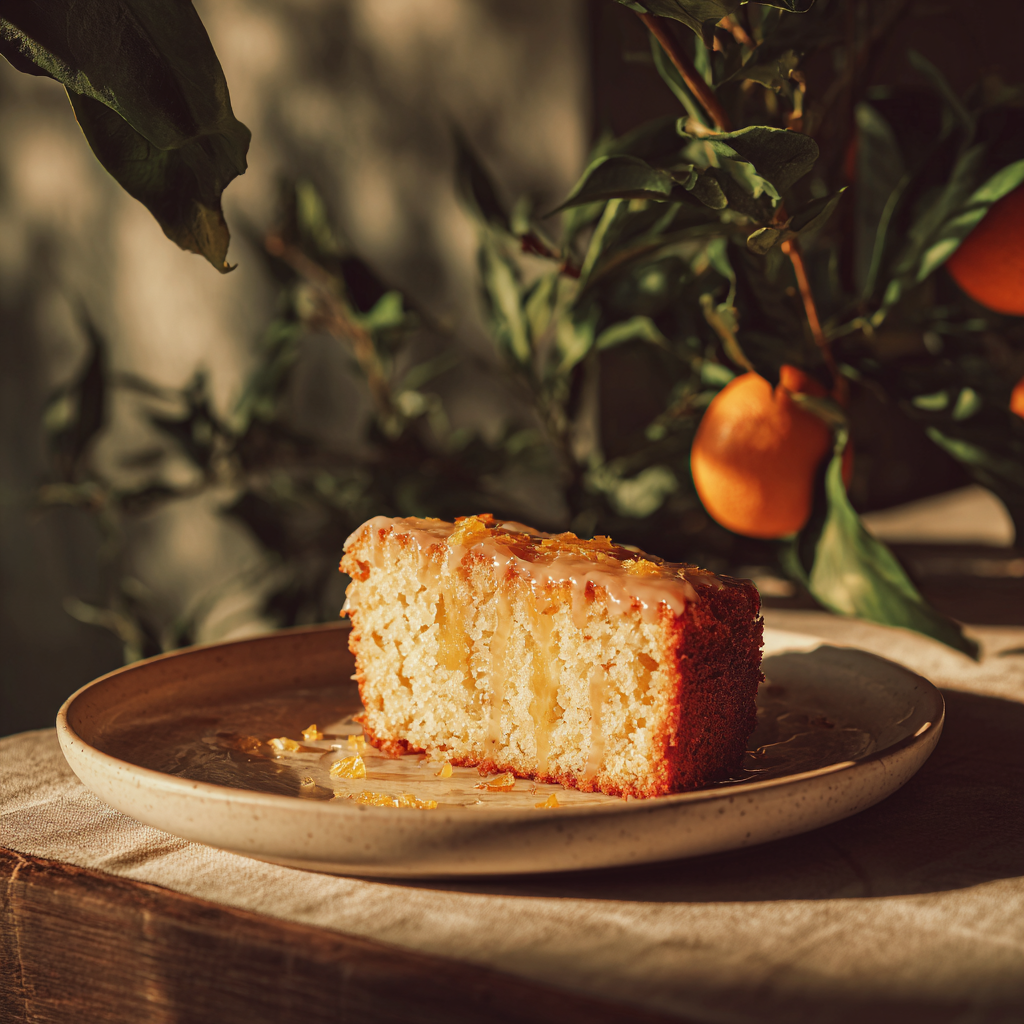 Olive Oil Orange Cake Recipe - Recipe Image