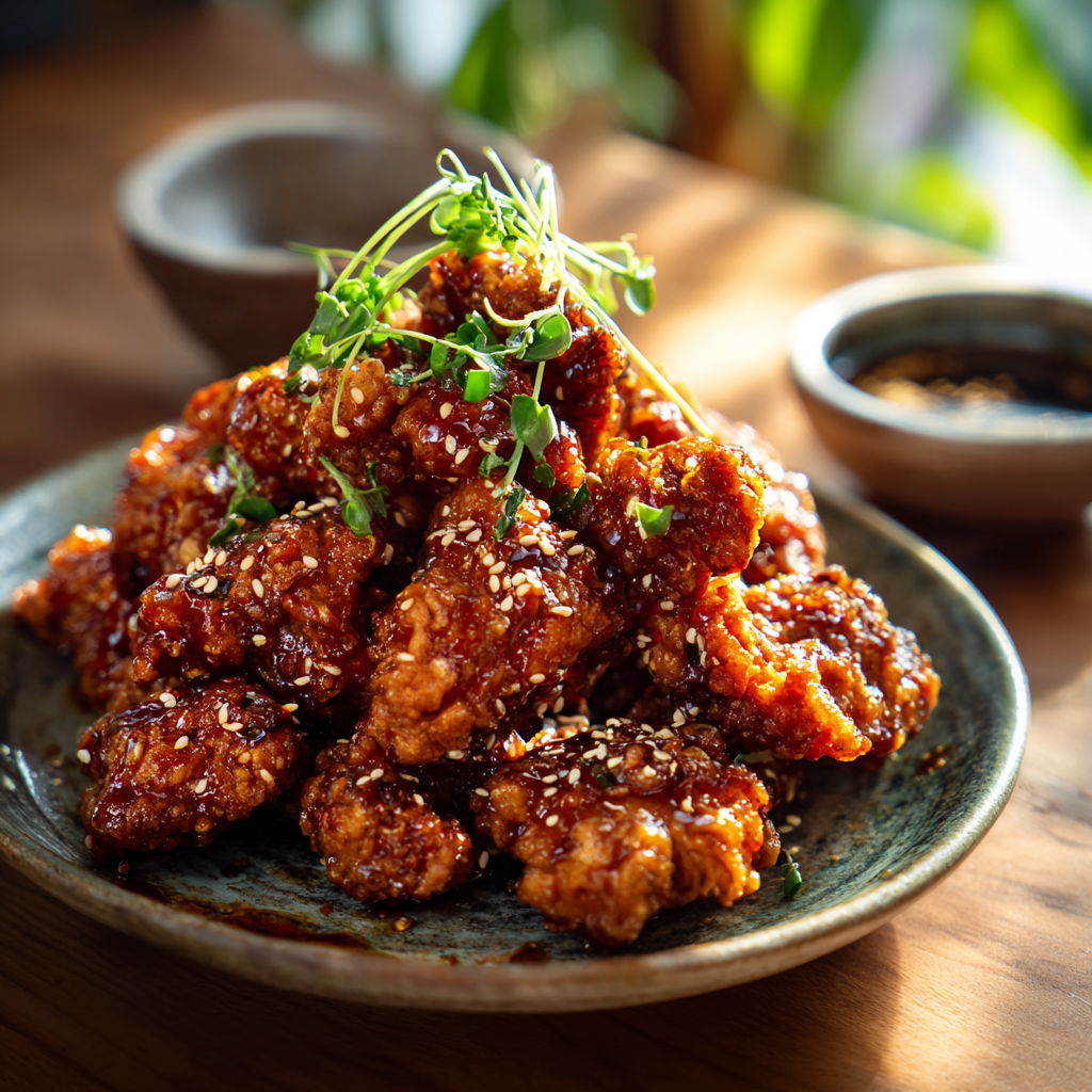 Crispy Korean Fried Chicken: An Amazing Ultimate Recipe - Recipe Image
