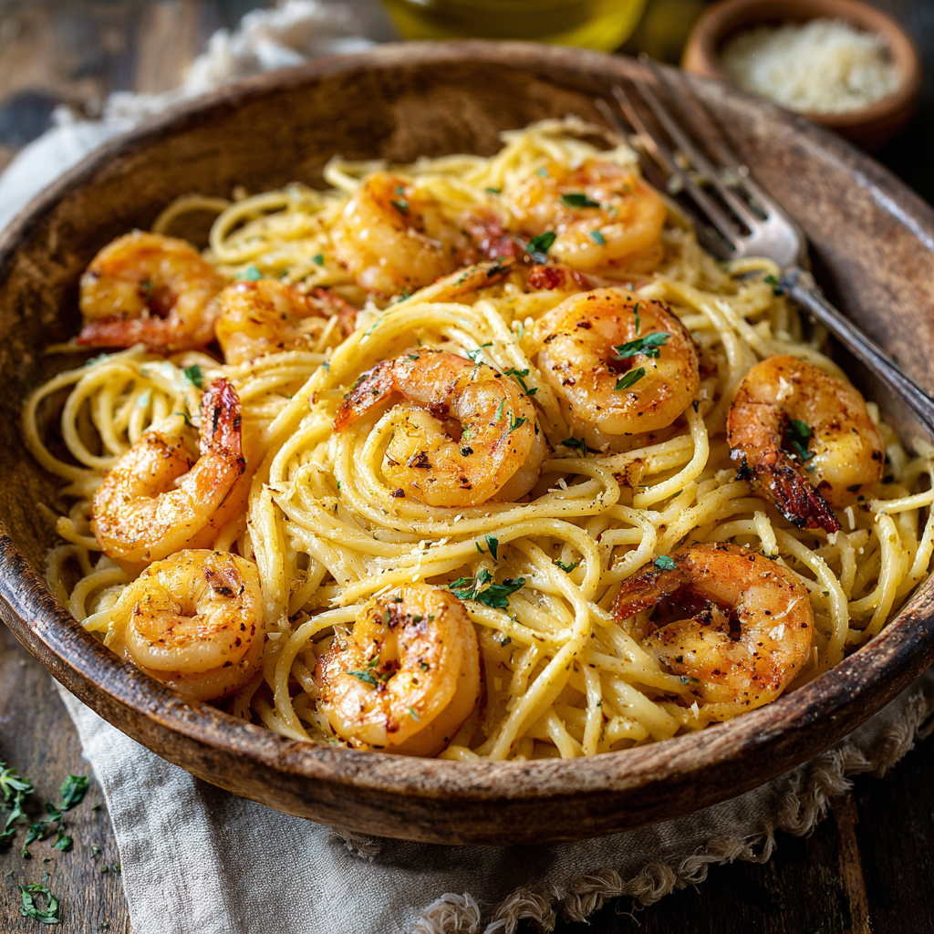 Garlic Butter Shrimp Pasta: An Amazing Ultimate Recipe - Recipe Image