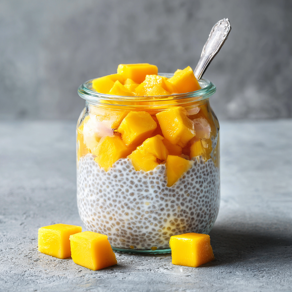 Mango Coconut Chia Pudding: An Amazing Ultimate Recipe - Recipe Image