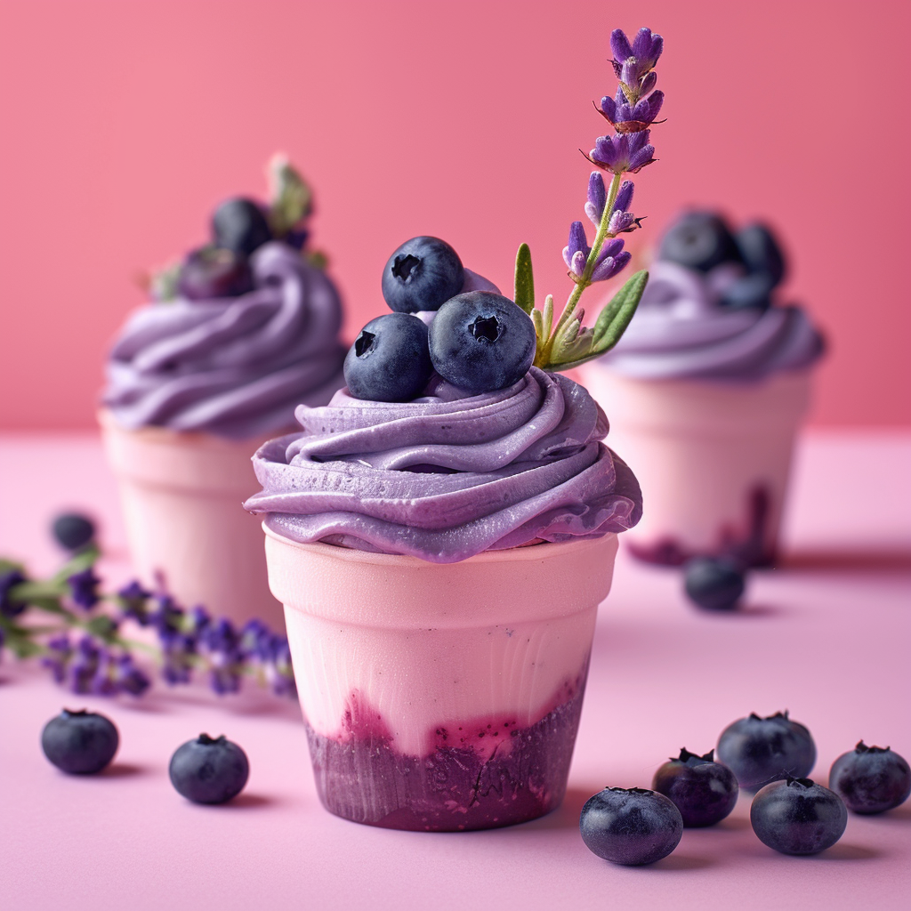 Blueberry Lavender Yogurt Cups: Deep Purple Calm Recipe - Recipe Image