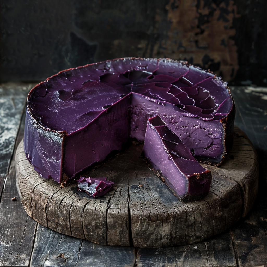 Ube Basque Cheesecake Recipe - Recipe Image