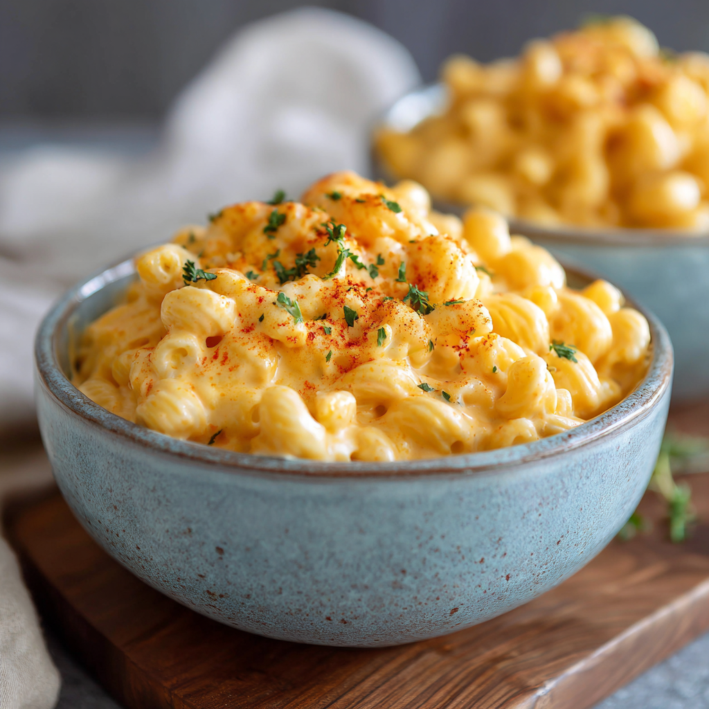 Creamy Slow Cooker Four Cheese Mac and Cheese Recipe - Recipe Image
