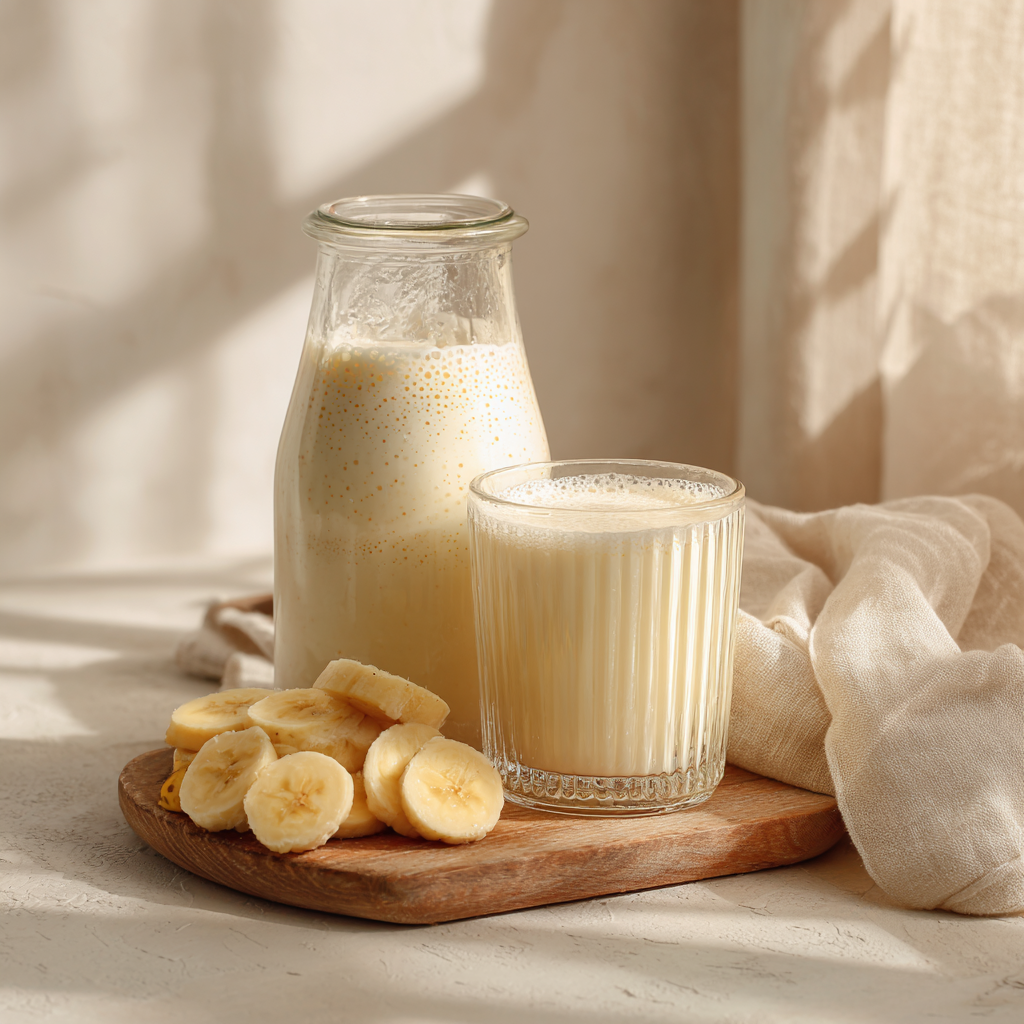 Korean Banana Milk Recipe - Recipe Image
