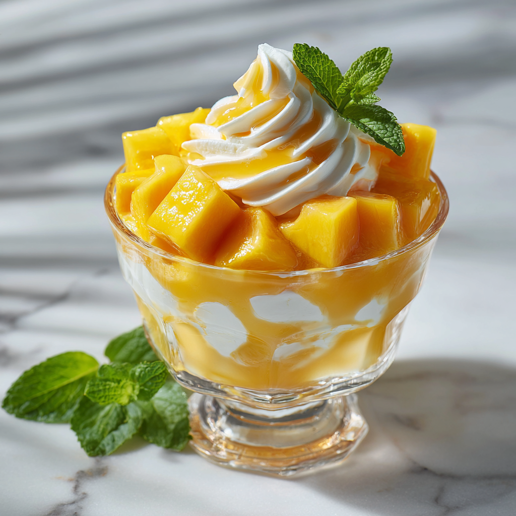 Mango Cream Delight Recipe - Recipe Image