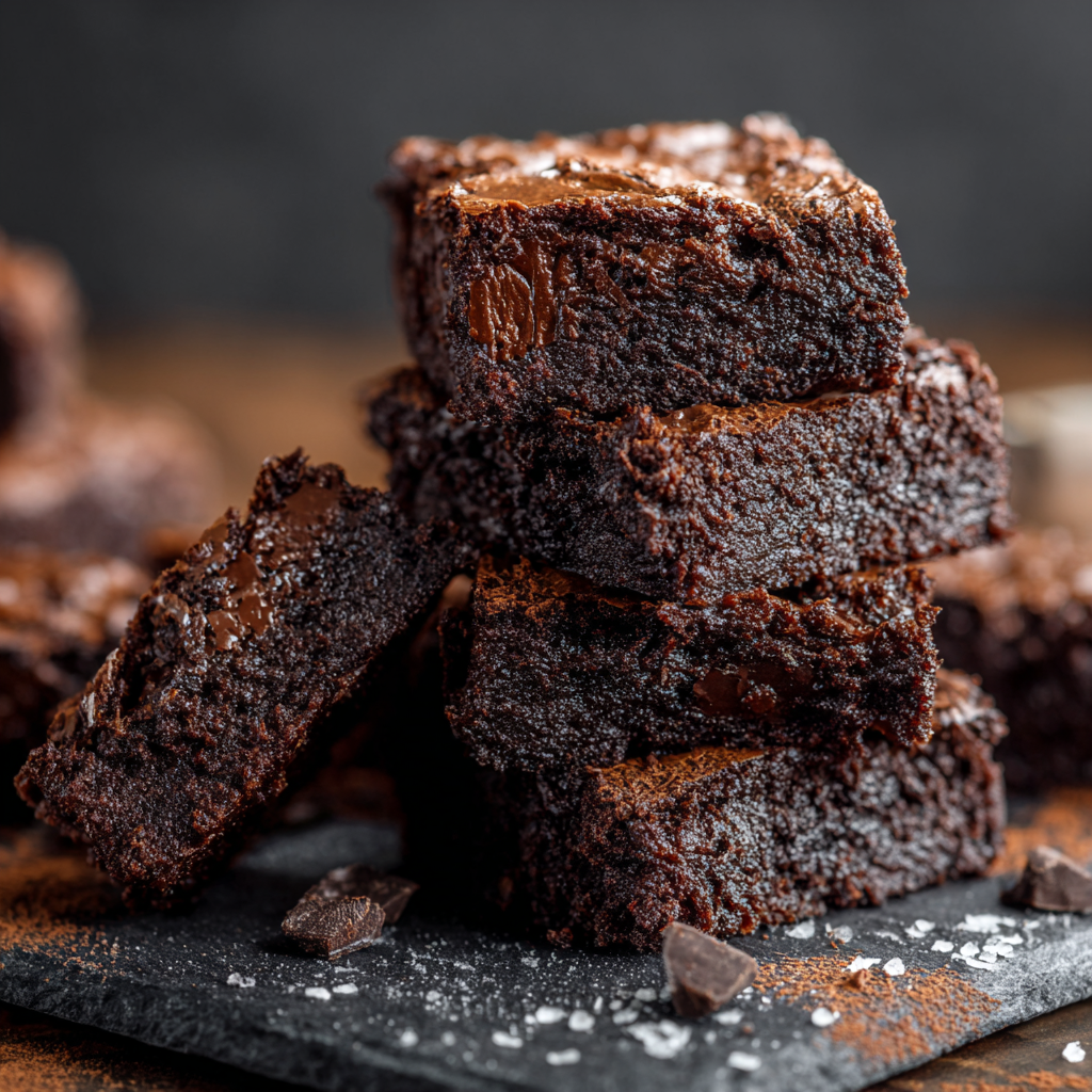 Double Chocolate Fudge Brownies Recipe 2 Double Chocolate Fudge Brownies Recipe - Recipe Image