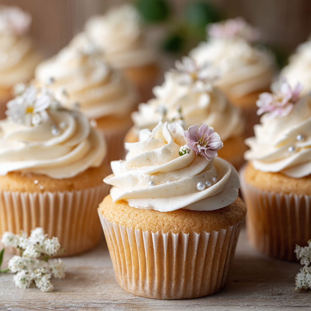 Classic Vanilla Cupcakes Recipe 3 Classic Vanilla Cupcakes Recipe - Recipe Image