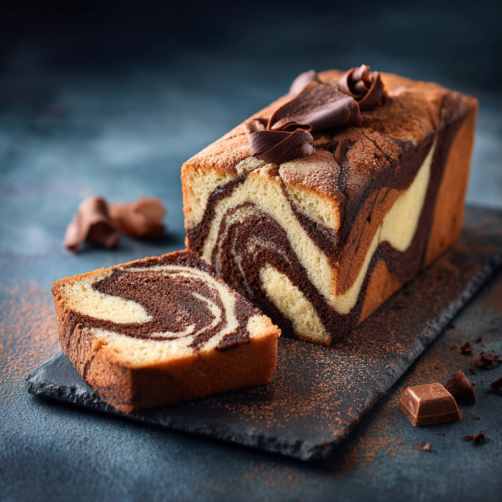 Chocolate Marble Cake Recipe - Recipe Image