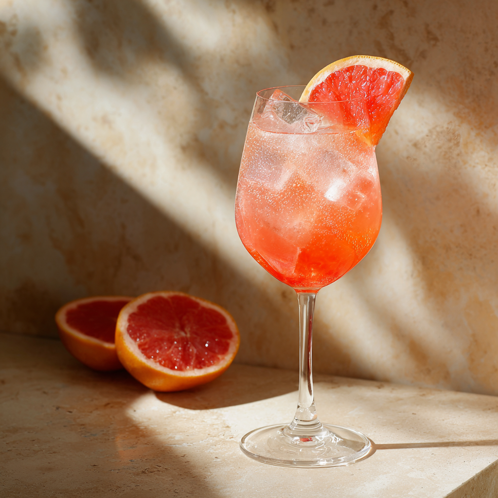 Grapefruit-Sanbitter Spritz Recipe - Recipe Image