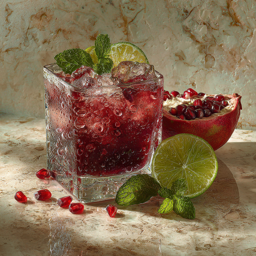 Pomegranate Nojito Recipe 3 Pomegranate Nojito Recipe - Recipe Image