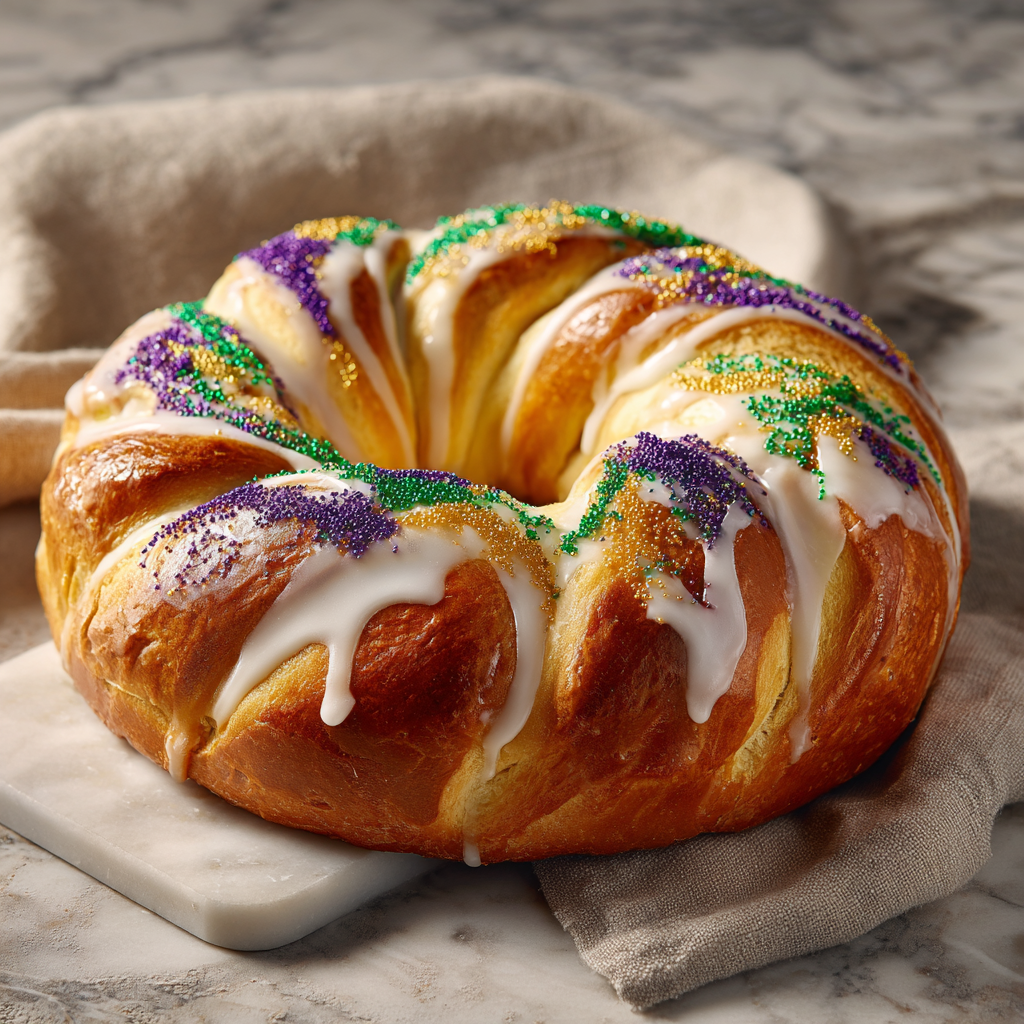King Cake Recipe 3 King Cake Recipe - Recipe Image