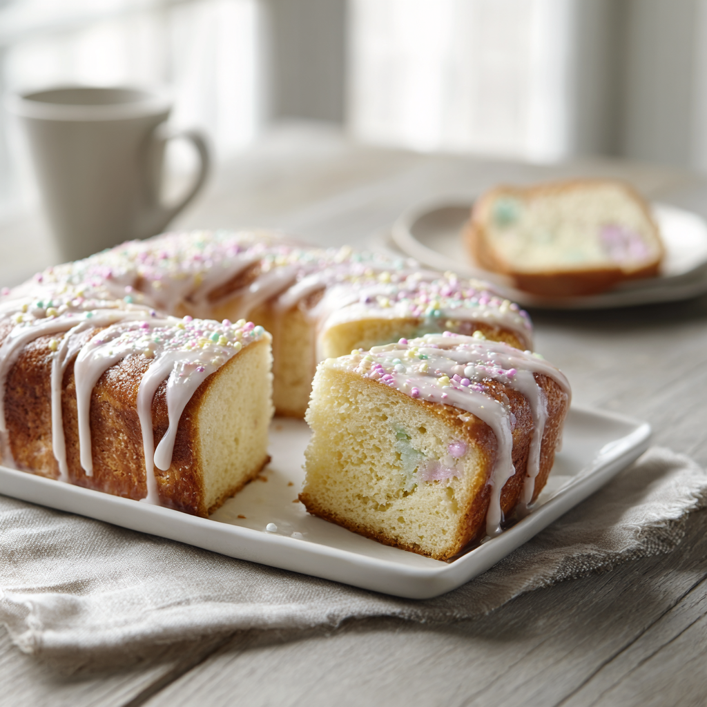 Lighter King Cake (Reduced Sugar Version) Recipe 3 Lighter King Cake (Reduced Sugar Version) Recipe - Recipe Image