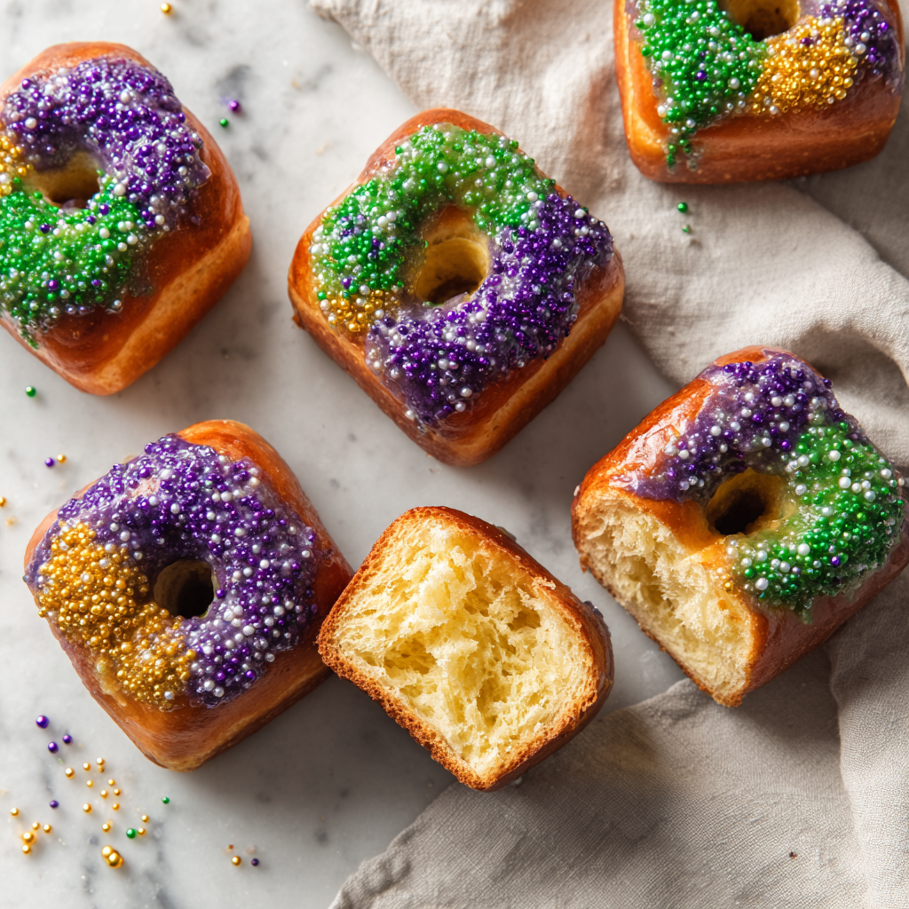 Mini Individual King Cakes Recipe - Recipe Image