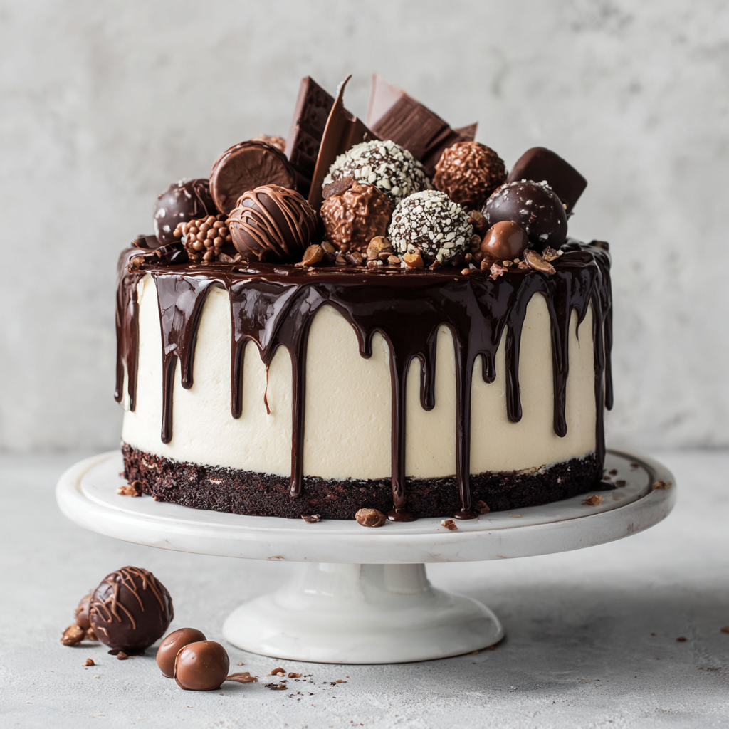 Ultimate Chocolate Fudge Celebration Cake Recipe - Recipe Image