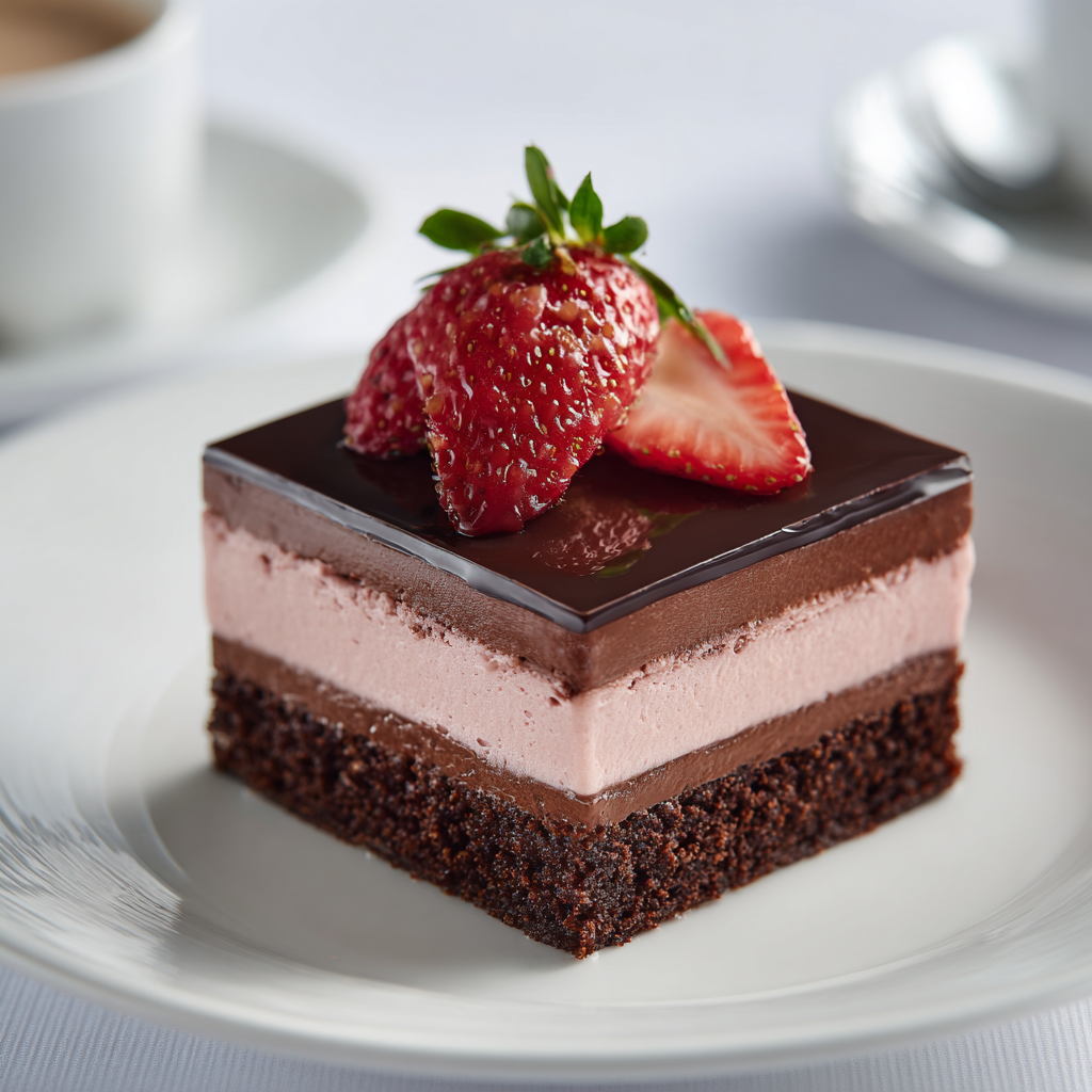 Chocolate Strawberry Silk Cake Recipe 3 Chocolate Strawberry Silk Cake Recipe - Recipe Image