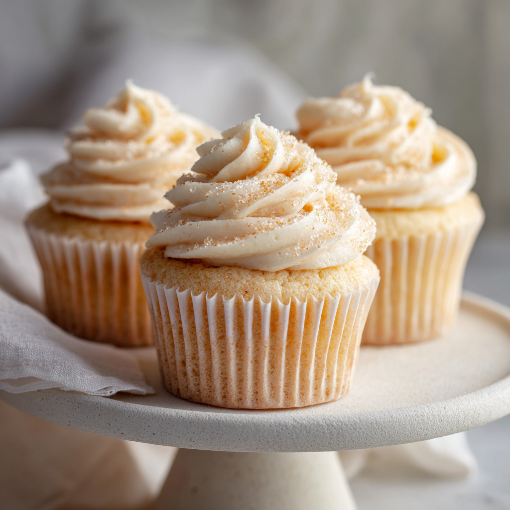 Vanilla Cupcakes Recipe 3 Vanilla Cupcakes Recipe - Recipe Image