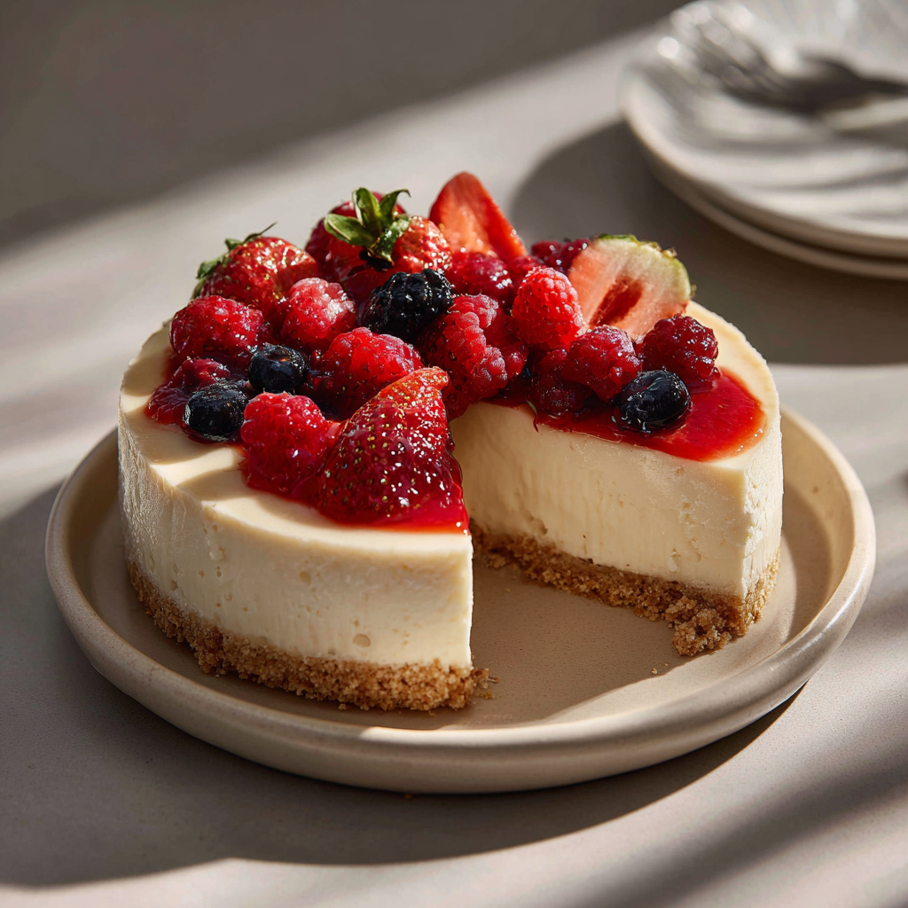 No-Bake Cheesecake Recipe 3 No-Bake Cheesecake Recipe - Recipe Image