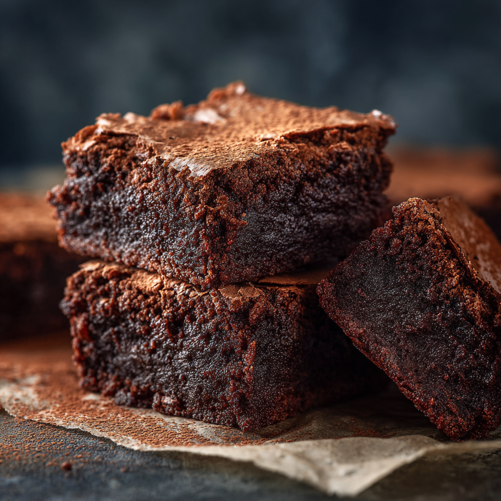 Chocolate Brownies Recipe 3 Chocolate Brownies Recipe - Recipe Image