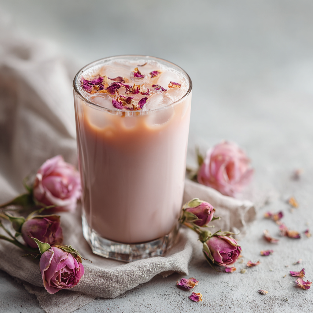 Rose Milk Tea Recipe 3 Rose Milk Tea Recipe - Recipe Image
