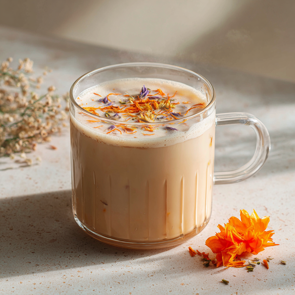 Orange Blossom Milk Tea Recipe - Recipe Image