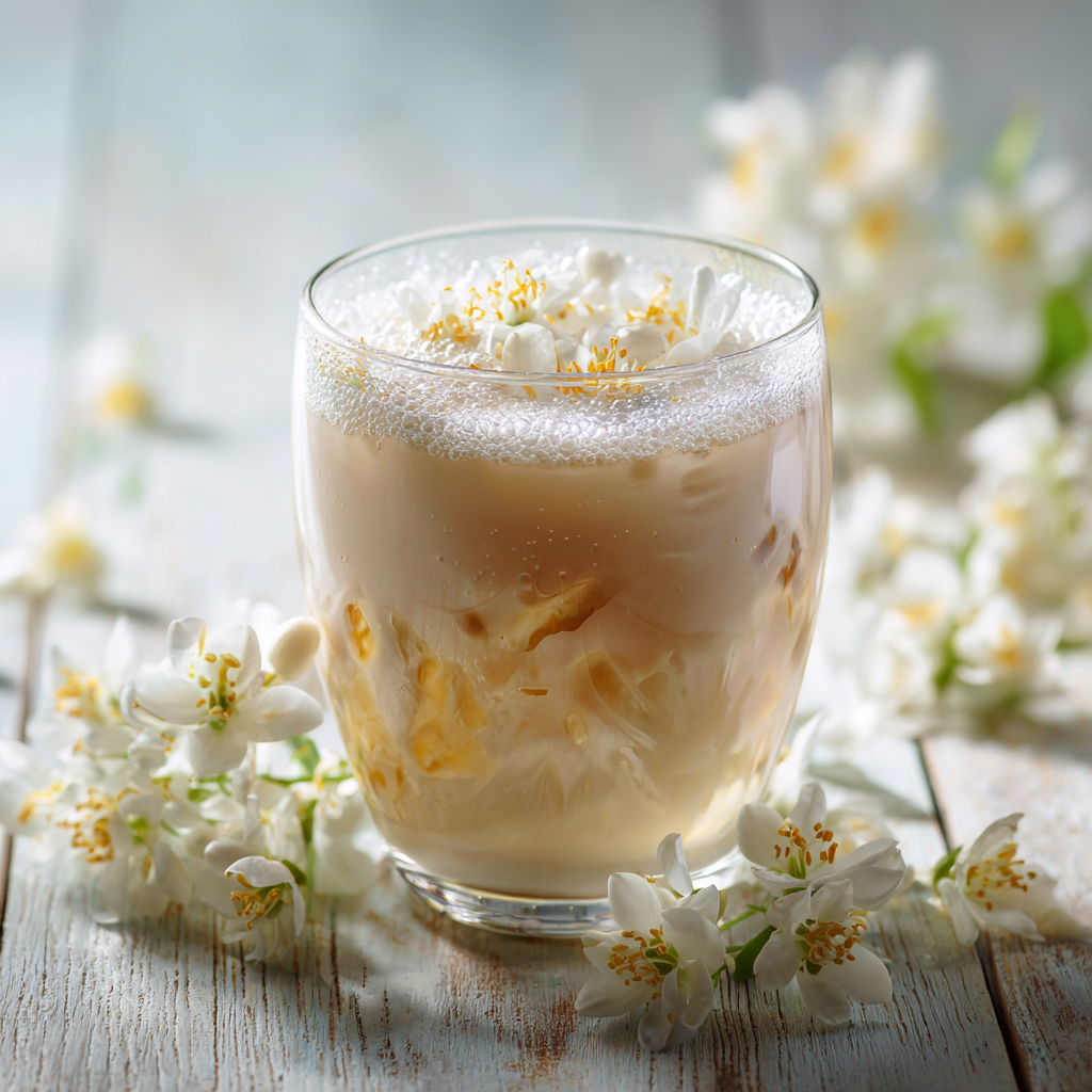 Jasmine Vanilla Milk Tea Recipe - Recipe Image