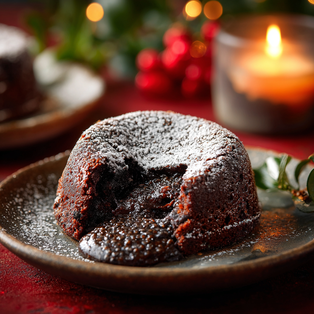 Black Sesame Lava Cake Recipe 3 Black Sesame Lava Cake Recipe - Recipe Image