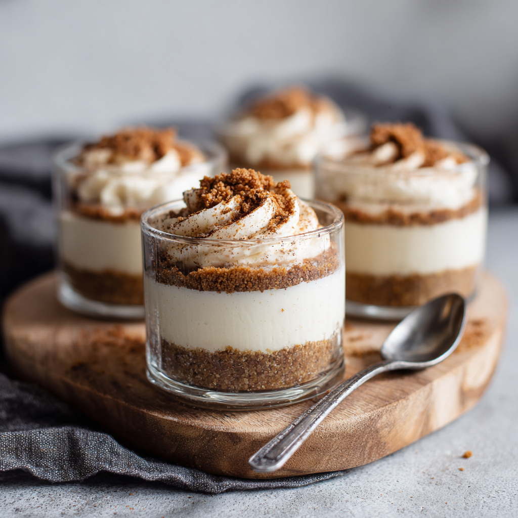 No-Bake Lotus Cheesecake Cups: An Amazing Ultimate Recipe - Recipe Image