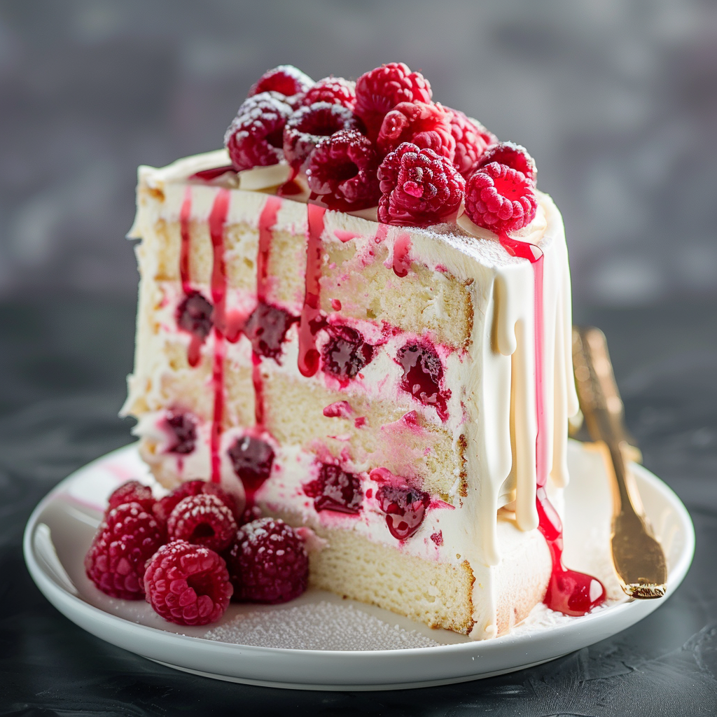 colate Raspberry Dream Cake – Sweet Easy Recipe - Recipe Image