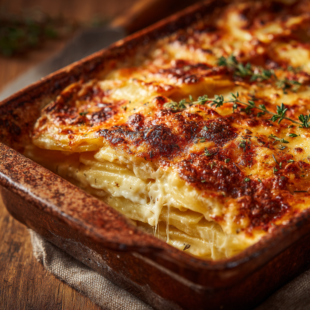 Savory Potato & Cheese Bake Recipe