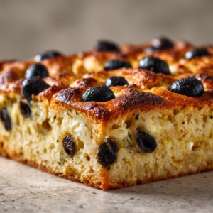 Home 7 Savory Olive & Cheese Cake Recipe