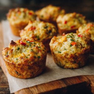 Home 6 Savory Vegetable Muffins Recipe