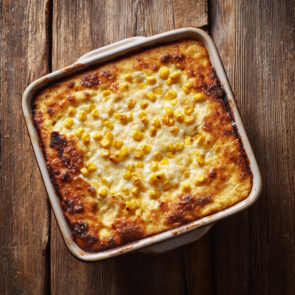 Cheese & Corn Savory Casserole Recipe