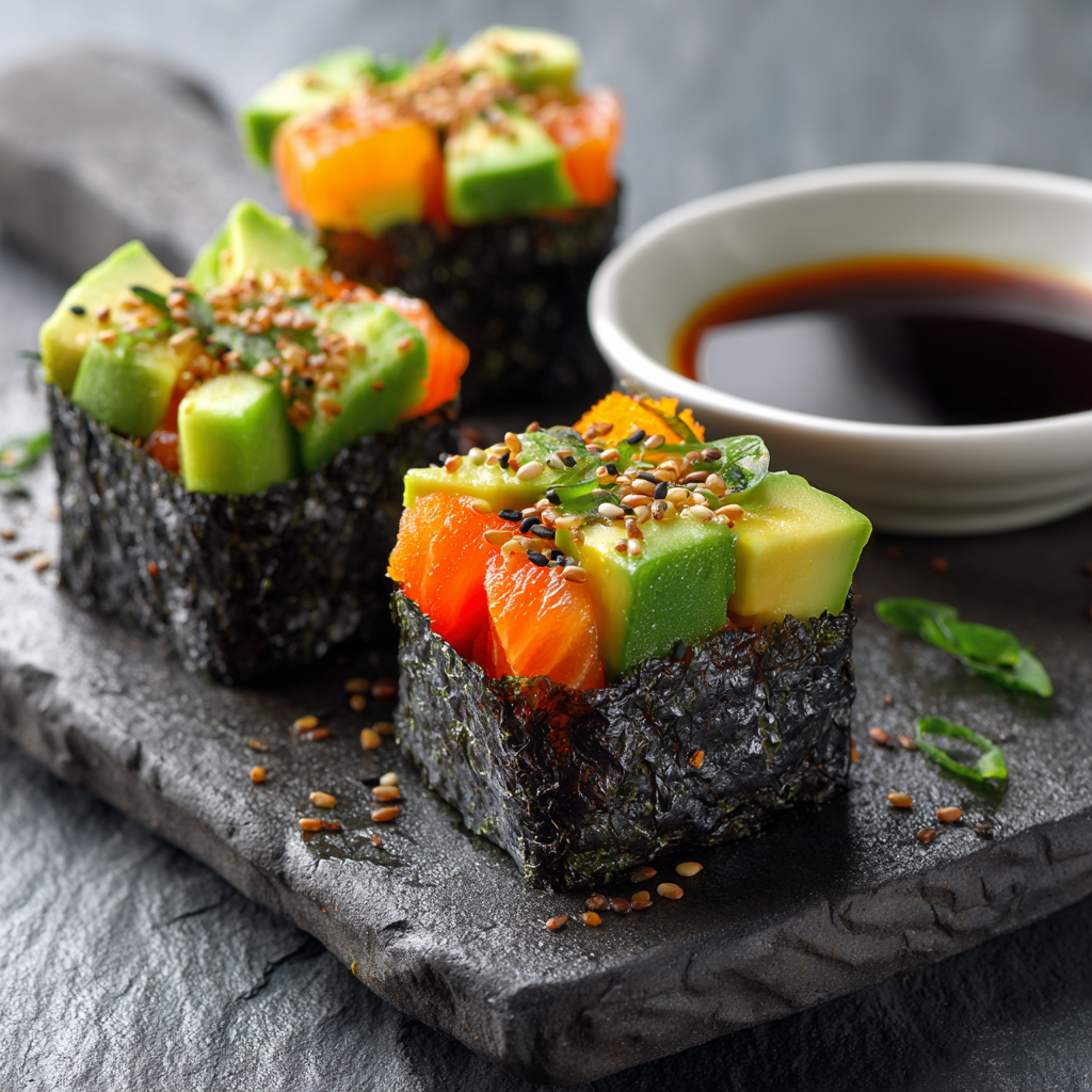 Baked Sushi Cups Recipe