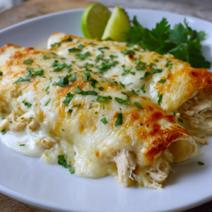 Home 3 White Chicken Enchiladas Recipe