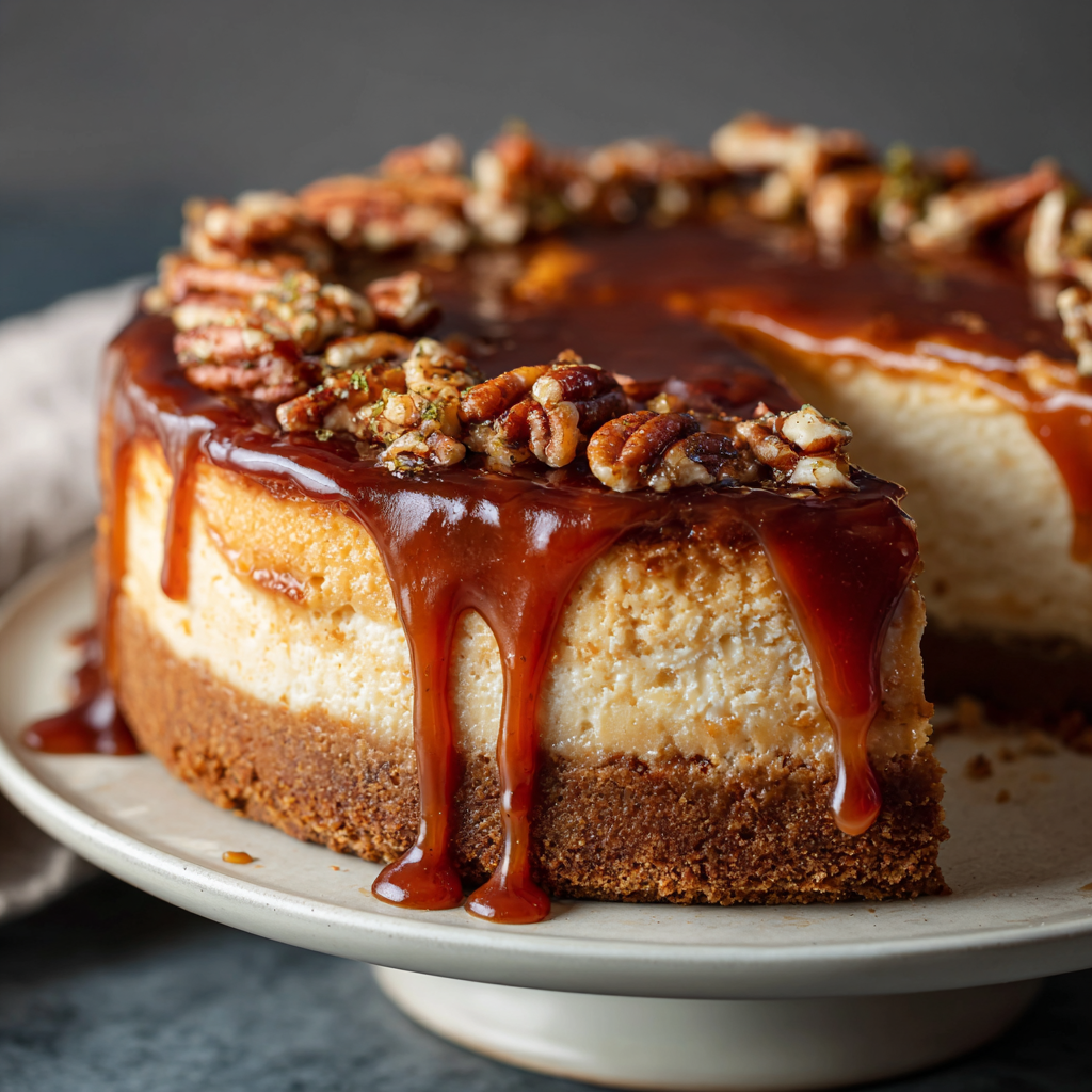Apple Butter Cheesecake Recipe - Recipe Image