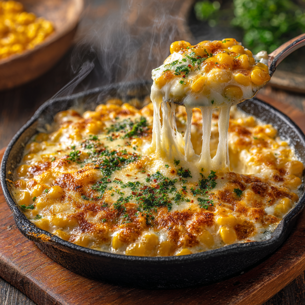 Korean Corn Cheese (Street Style) Recipe