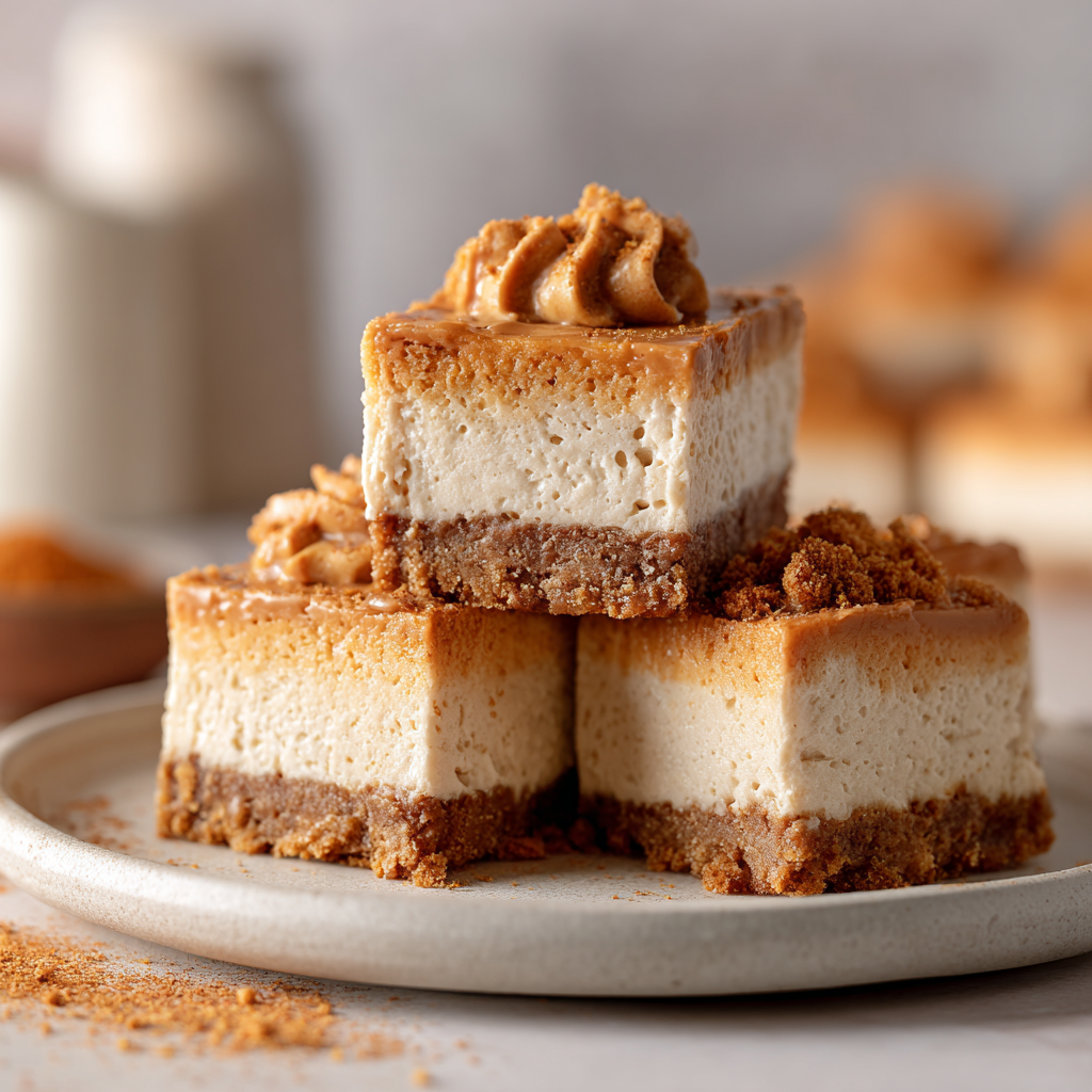 Biscoff Cheesecake Bars Recipe