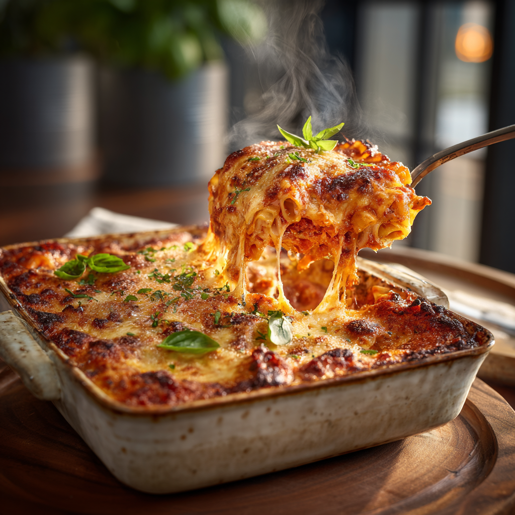 Cheesy Baked Pasta Recipe