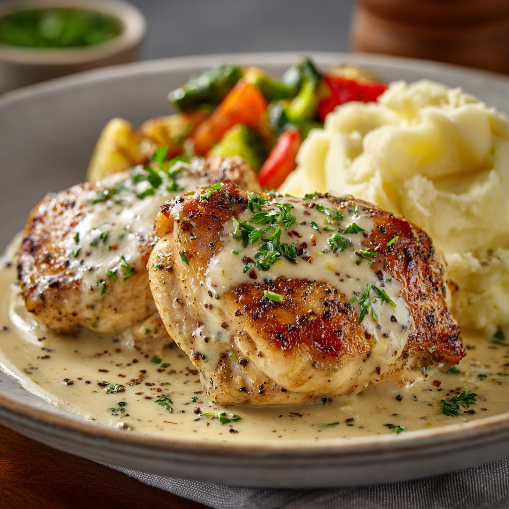 Creamy Garlic Chicken Recipe
