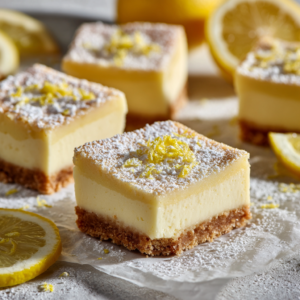 Lemon Cheesecake Bars Recipe