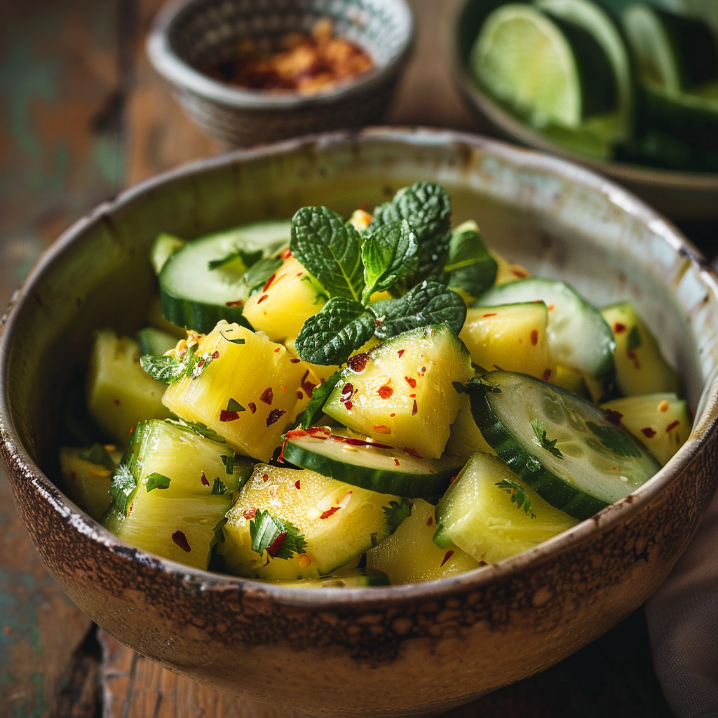 Pineapple Cucumber Salad Recipe