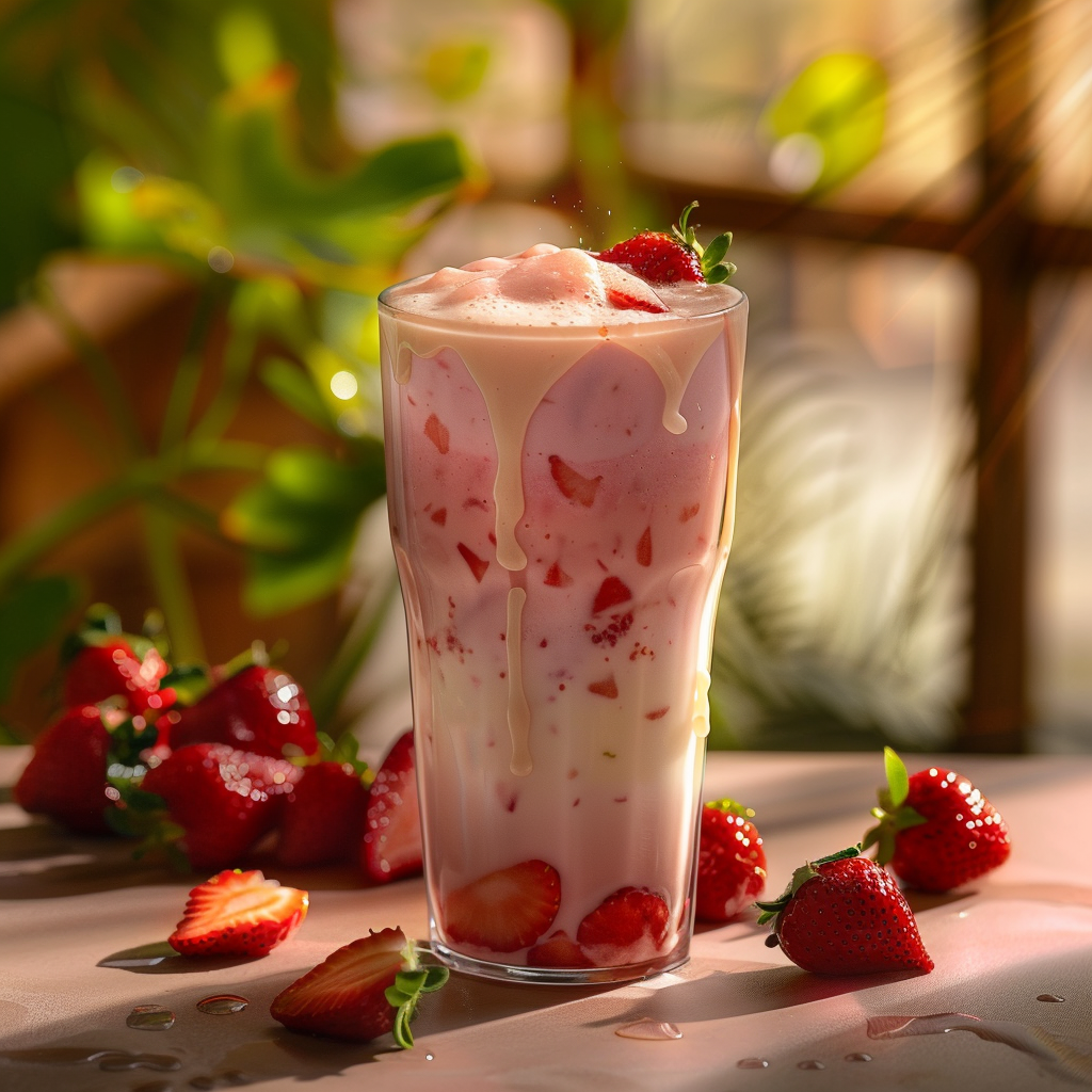 Korean Strawberry Milk Recipe