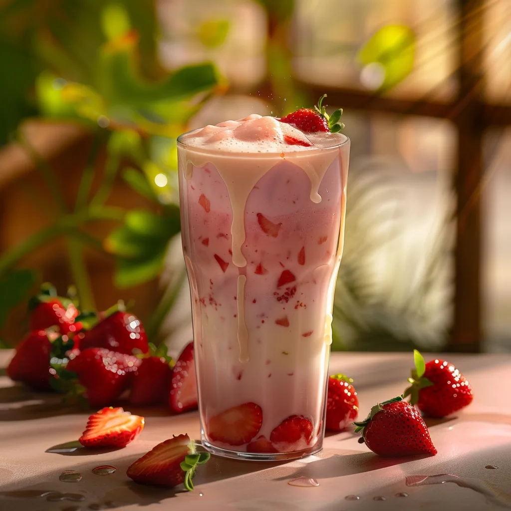 Korean Strawberry Milk Recipe