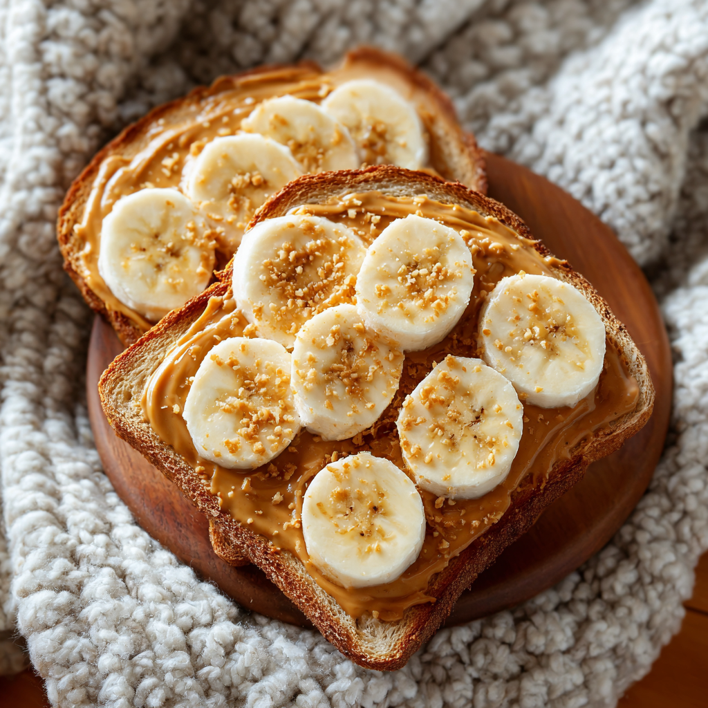 Banana Peanut Butter Toast Recipe