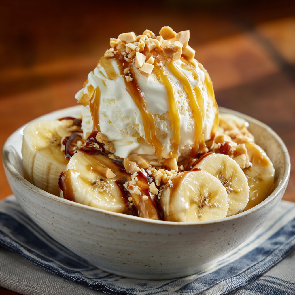 Caramel Banana Dessert Bowl Recipe