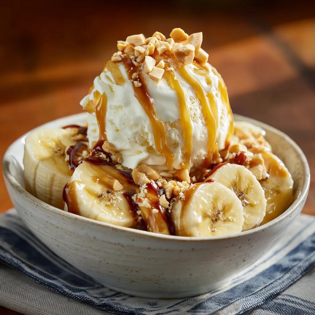 Caramel Banana Dessert Bowl Recipe